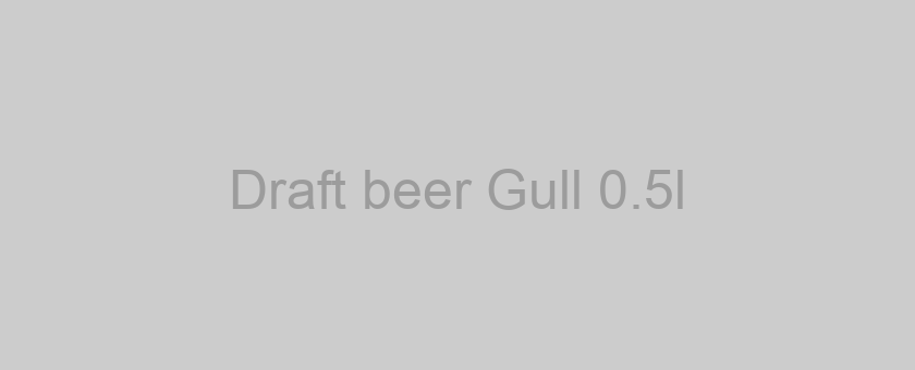 Draft beer Gull 0.5l